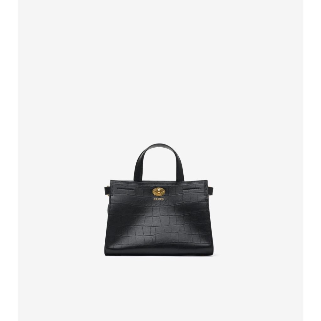 Black Burberry Mini Cotswolds Tote