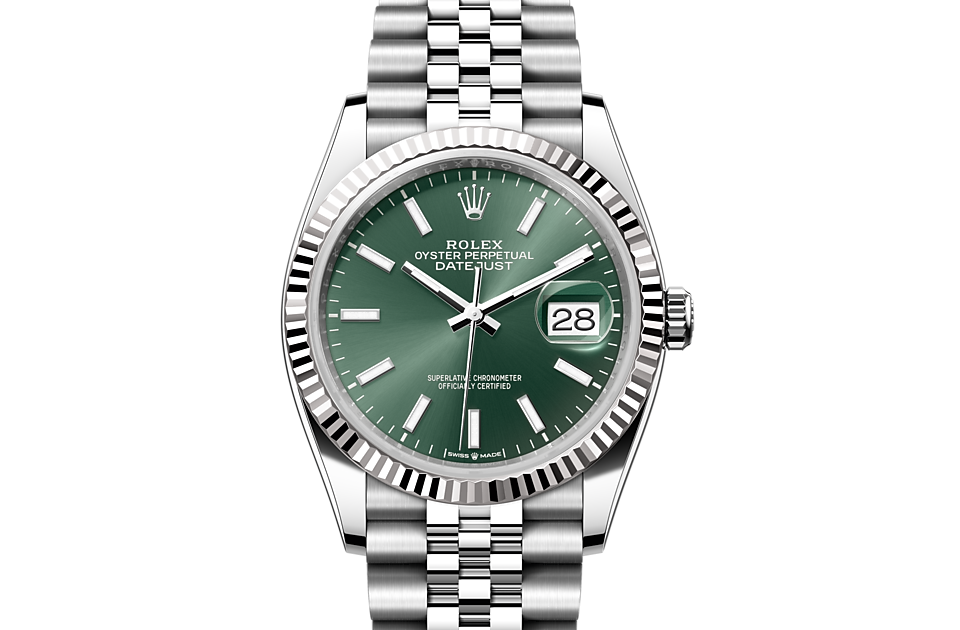 Rolex Datejust green dial